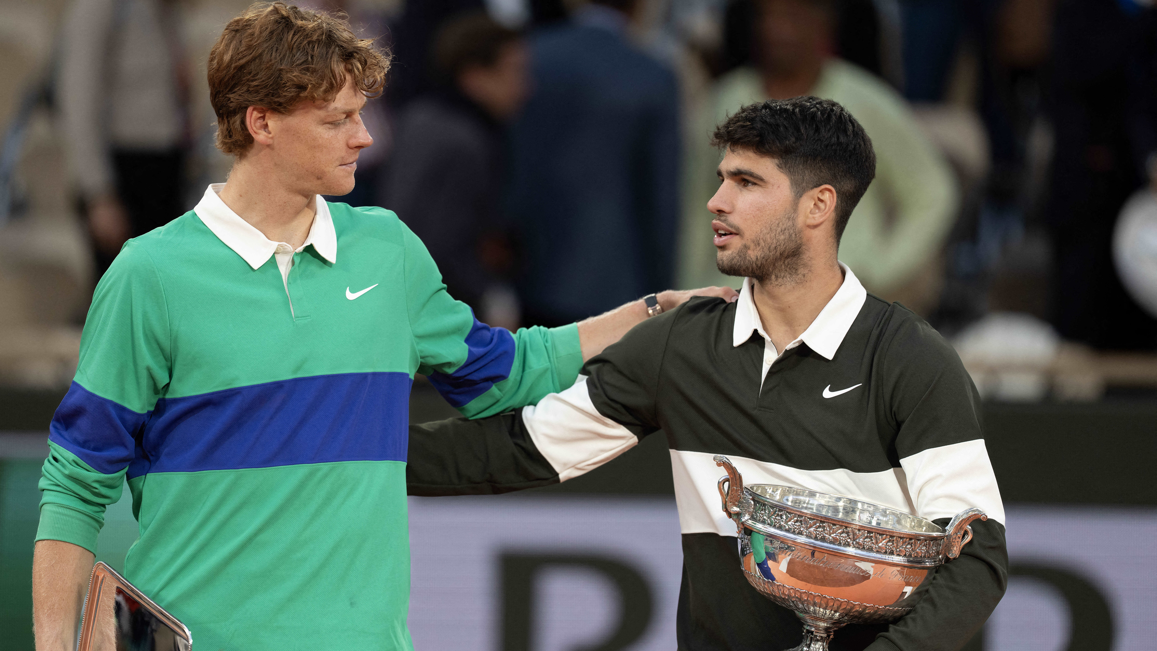 Jannik Sinner und Carlos Alcaraz