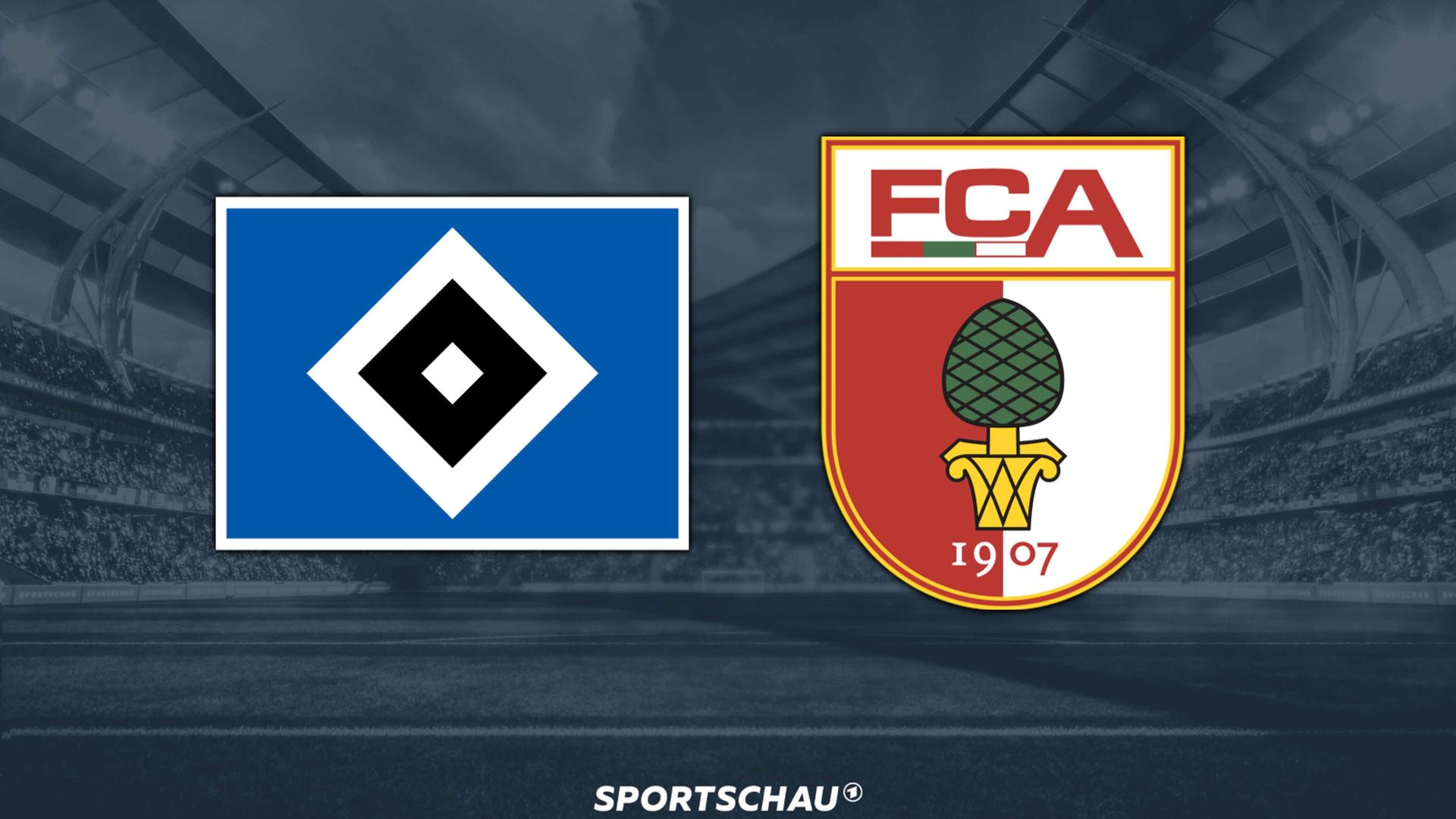 Логотипы команд Гамбургер СВ и ФК Аугсбург