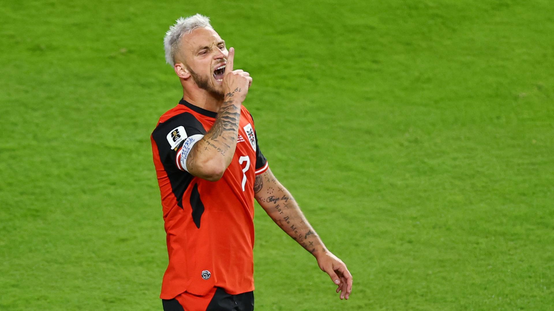 Marko Arnautovic jubelt | REUTERS