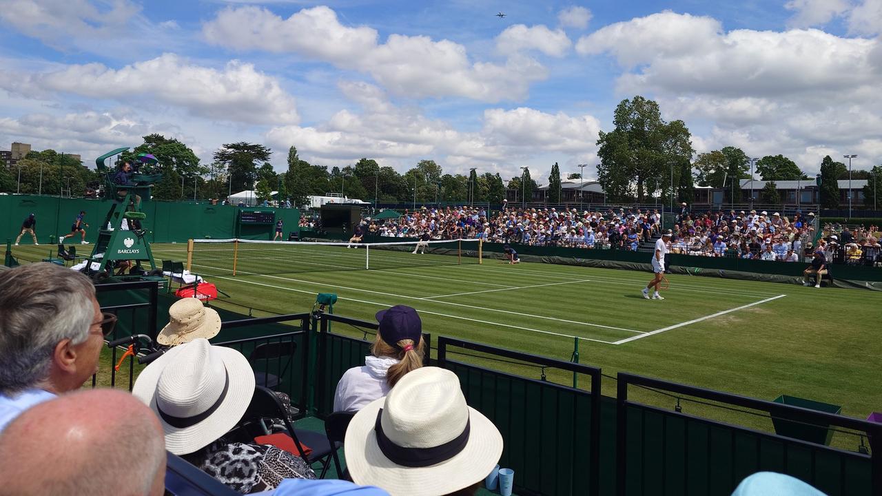 Looking Toward the Main Draw