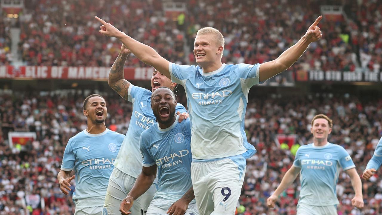 Photo: Sportschau Erling Haaland Scores Controversial Winner as 10-Man Man City Beat Man Utd