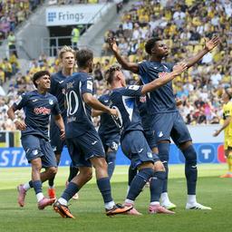 Hoffenheim beim Jubeln