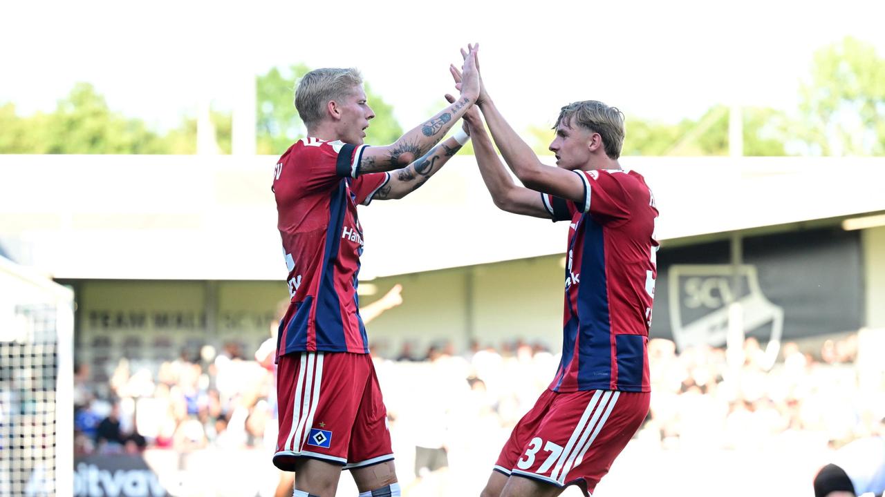 Photo: sportschau.de HSV's Louis Lemke Breaks Uwe Seeler Record in DFB-Pokal Win Over SC Verl