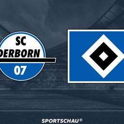 Logo SC Paderborn 07 gegen Hamburger SV