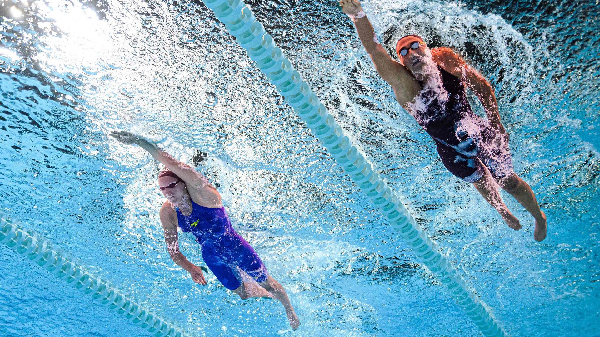Isabell Gose bei der Schwimm-EM in Paris | ADP /SEBASTIEN BOZON