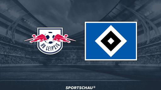 Logo RB Leipzig gegen Hamburger SV