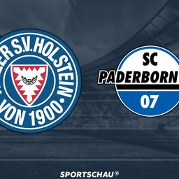 Logo Holstein Kiel gegen SC Paderborn 07