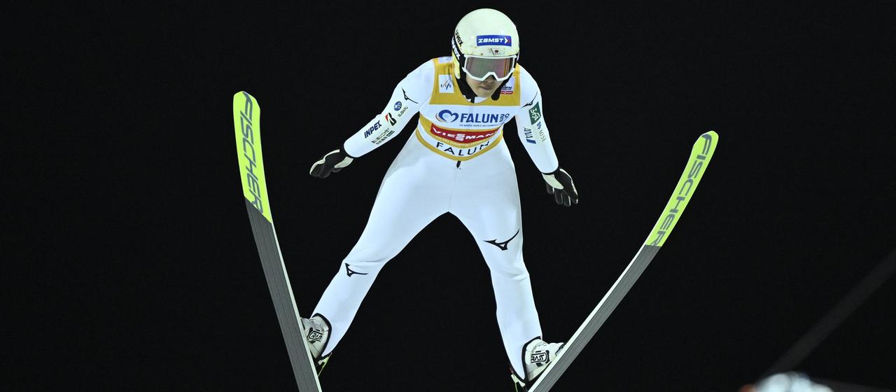 Nozomi Maruyma im ersten Durchgang von Falun