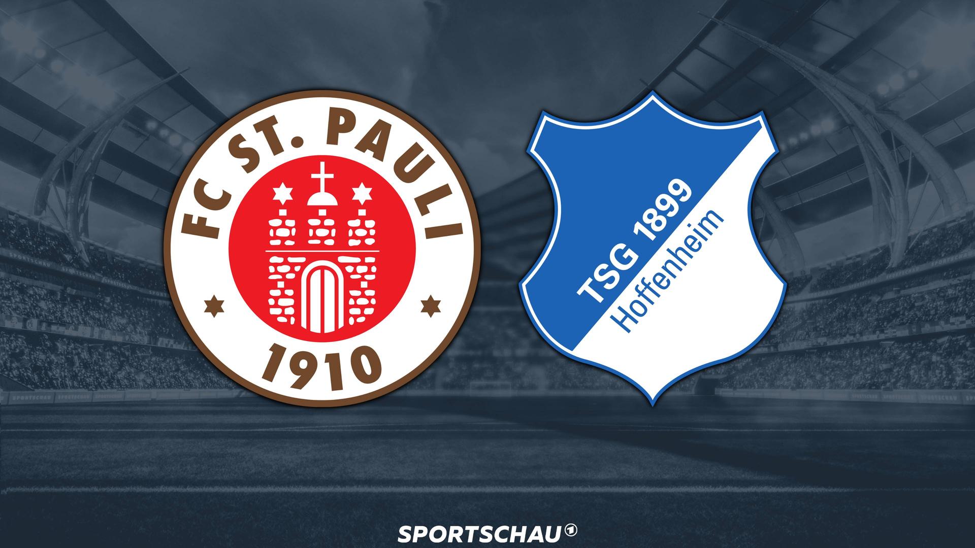 Logo FC St. Pauli gegen 1899 Hoffenheim | ARD