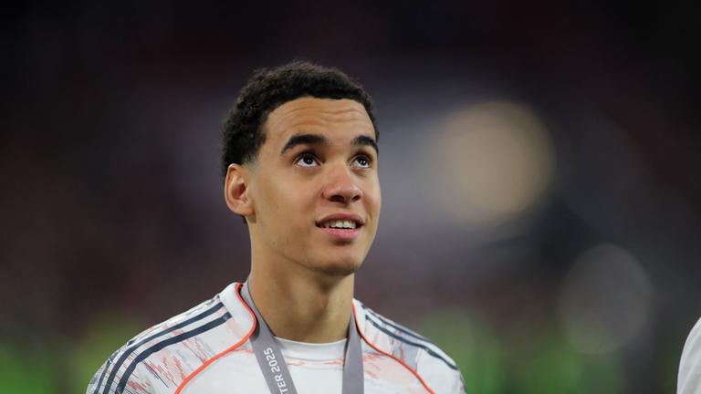 Jamal Musiala im Trikot des FC Bayern