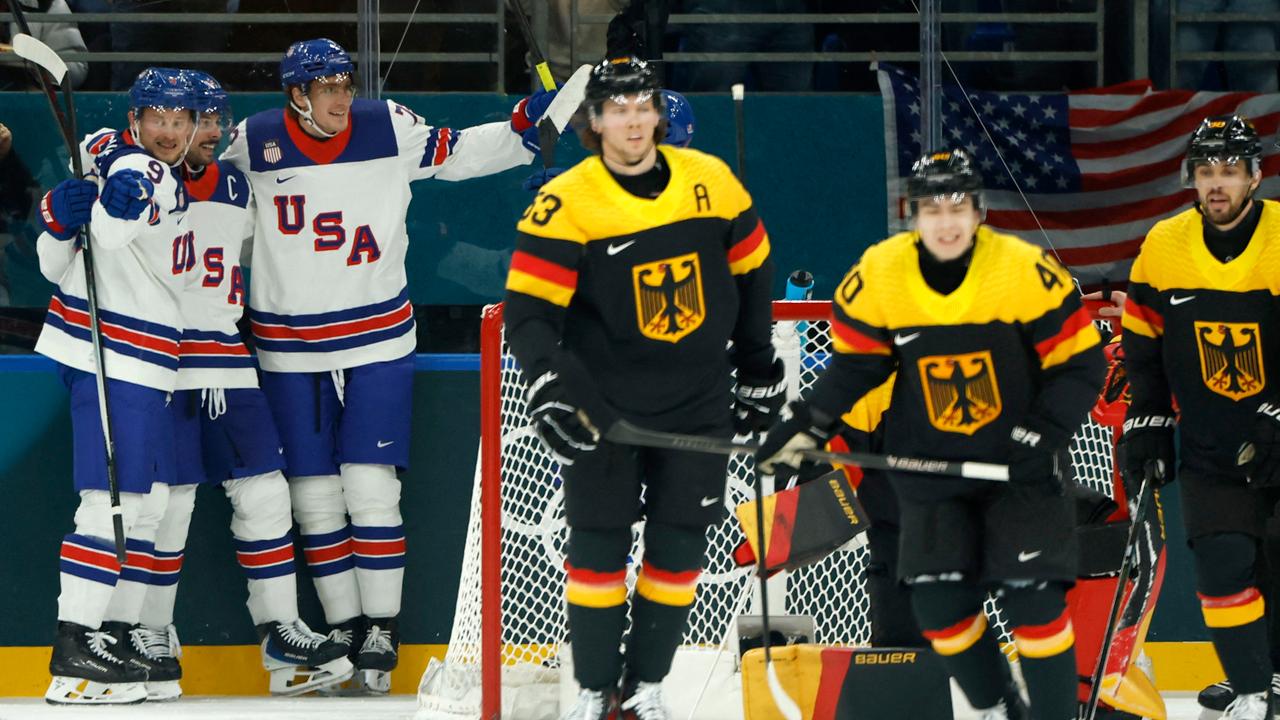 Pleite bei Olympia: Deutsche Eishockey-Nationalmannschaft kassiert klare Niederlage gegen die USA