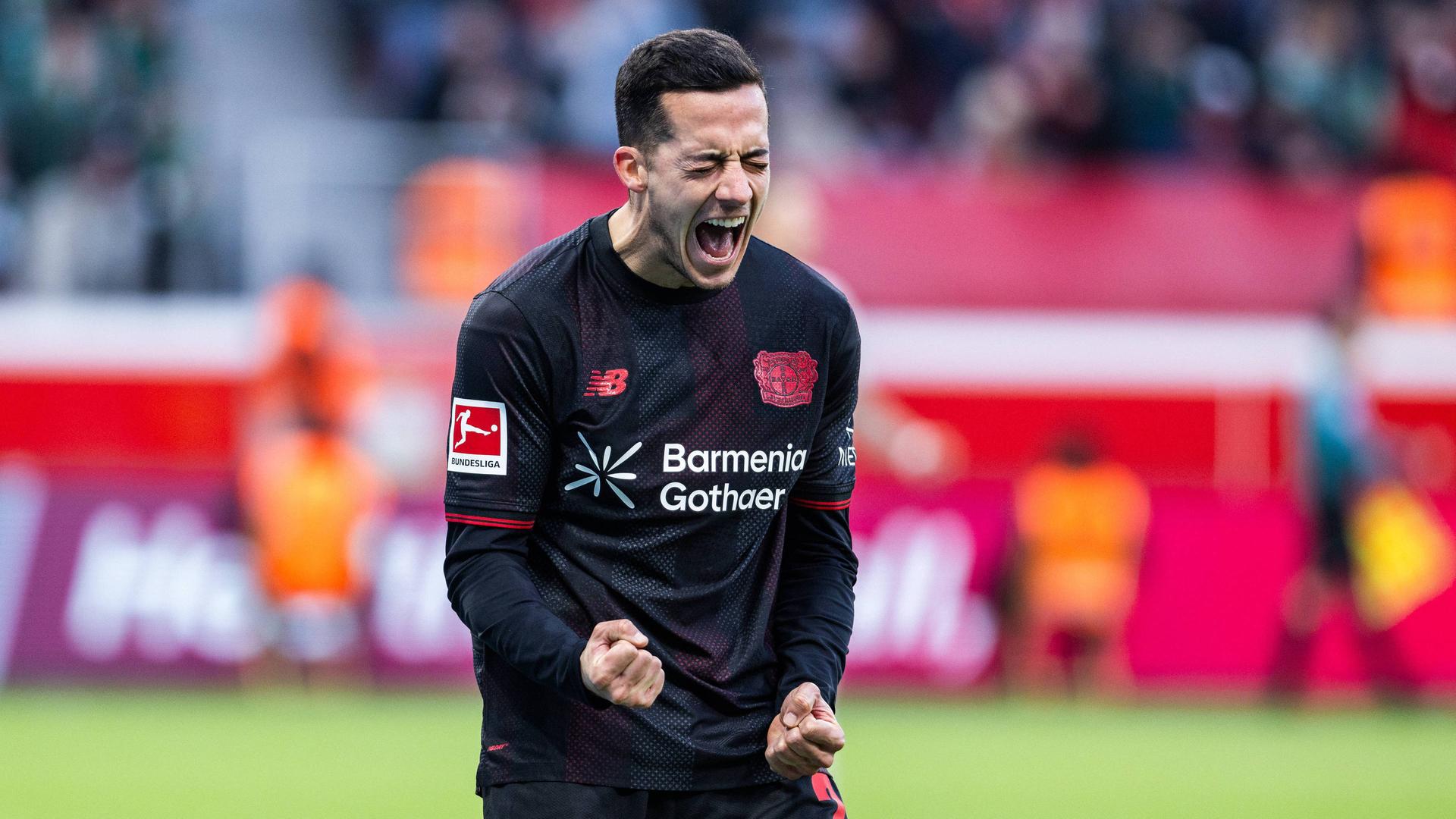 Lucas Vazquez feiert sein Tor | IMAGO/Mika Volkmann