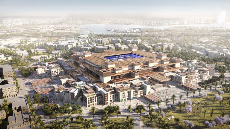 Das Jeddah Central Development Stadium soll Platz für 45.794 Menschen haben. | Medienfotos "Saudi 2034 bid" Das Jeddah Central Development Stadium soll Platz für 45.794 Menschen haben.
