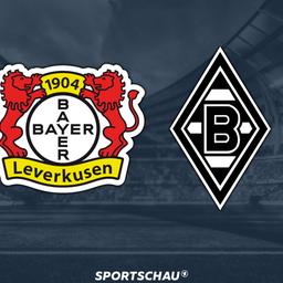 Logo Bayer Leverkusen gegen Bor. Mönchengladbach