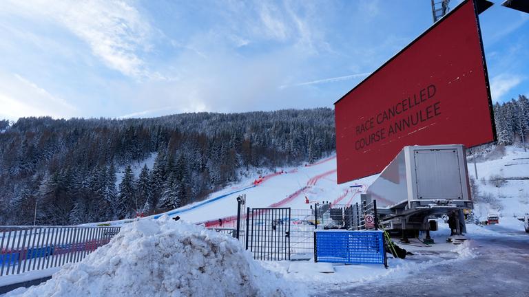 Auch der zweite Super-G beim Weltcup der alpinen Skirennfahrer in Courchevel kann witterungsbedingt nicht stattfinden