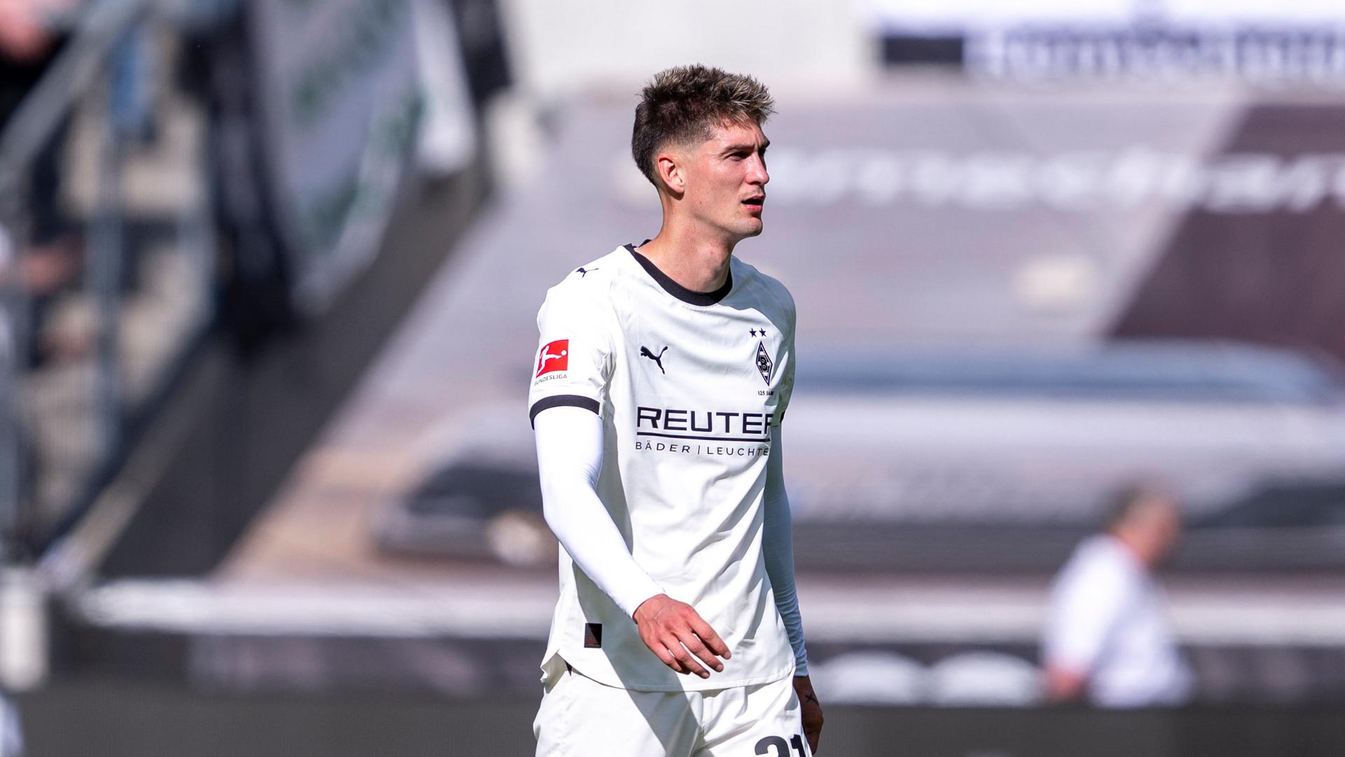 Tomas Cvancara im Trikot von Borussia Mönchengladbach | dpa/David Inderlied