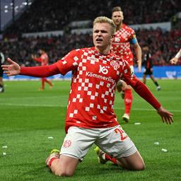 Frankfurter Wunschstürmer: der Mainzer Jonathan Burkardt, hier nach seinem Treffer gegen die SGE.