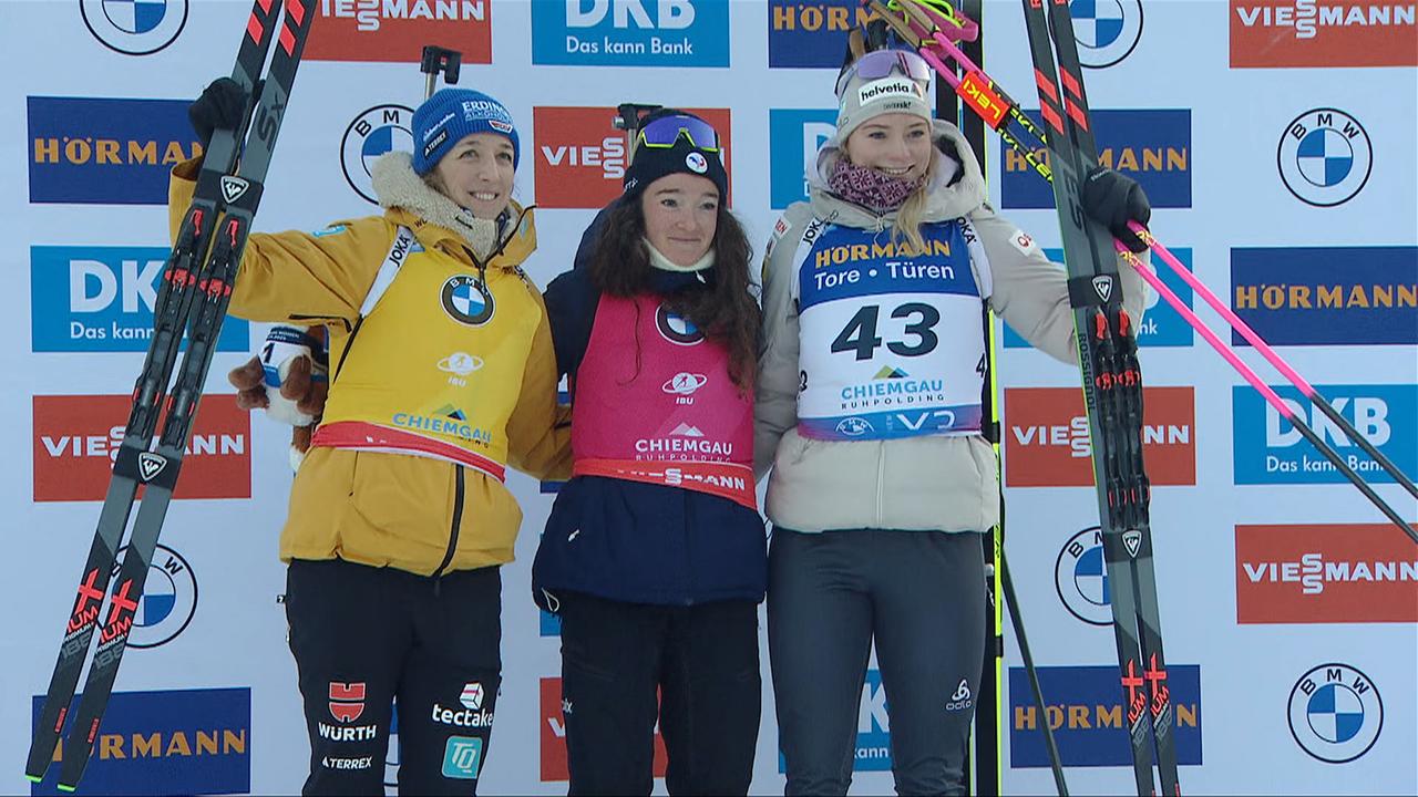 Biathlon: Die Siegerehrung in Ruhpolding | sportschau.de