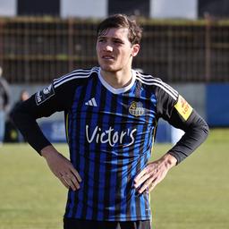 Luca Kerber (1. FC Saarbrücken) | IMAGO / Fussball-News Saarland Luca Kerber (1. FC Saarbrücken)