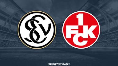 Logo SV 07 Elversberg gegen 1. FC Kaiserslautern