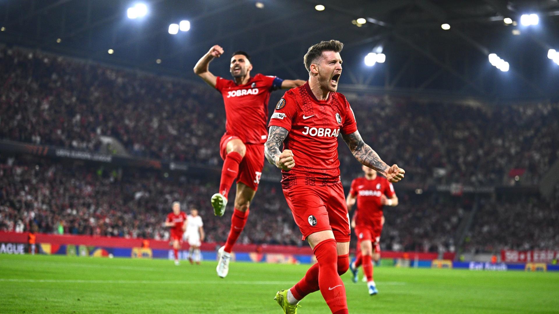 Kübler und Traumtor - Freiburg im Finale der Europa League