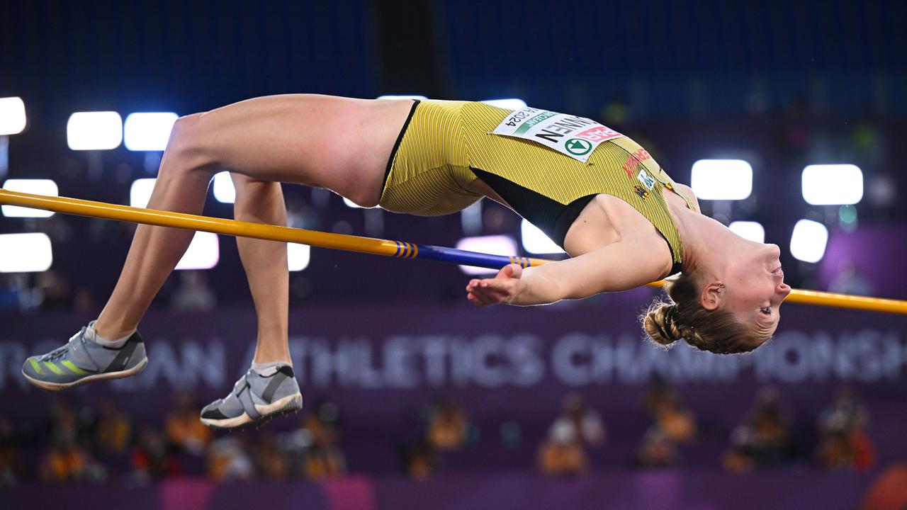 LeichtathletikEM 2024 Hochsprung der Frauen die besten Versuche von