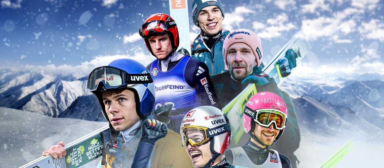 Die deutschen Springer bei der diesjährigen Vierschanzentournee