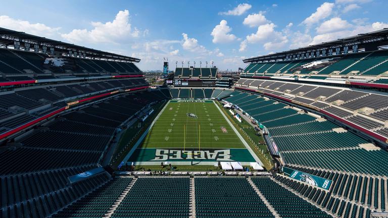 Innenansicht vom Lincoln Financial Field in Philadelphia | Ric Tapia/Icon Sportswire Innenansicht vom Lincoln Financial Field in Philadelphia