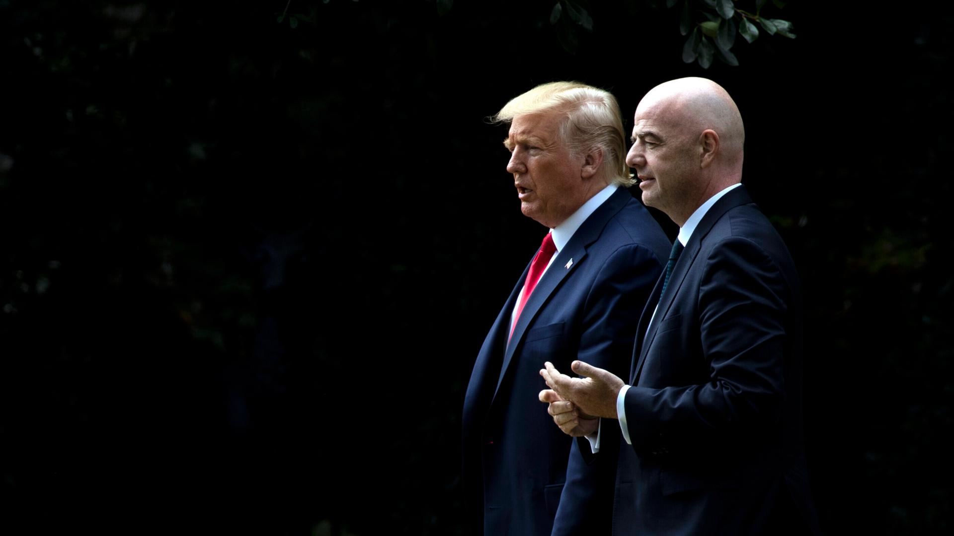 WM-News: Gianni Infantino und Donald Trump spalten die Fußballwelt