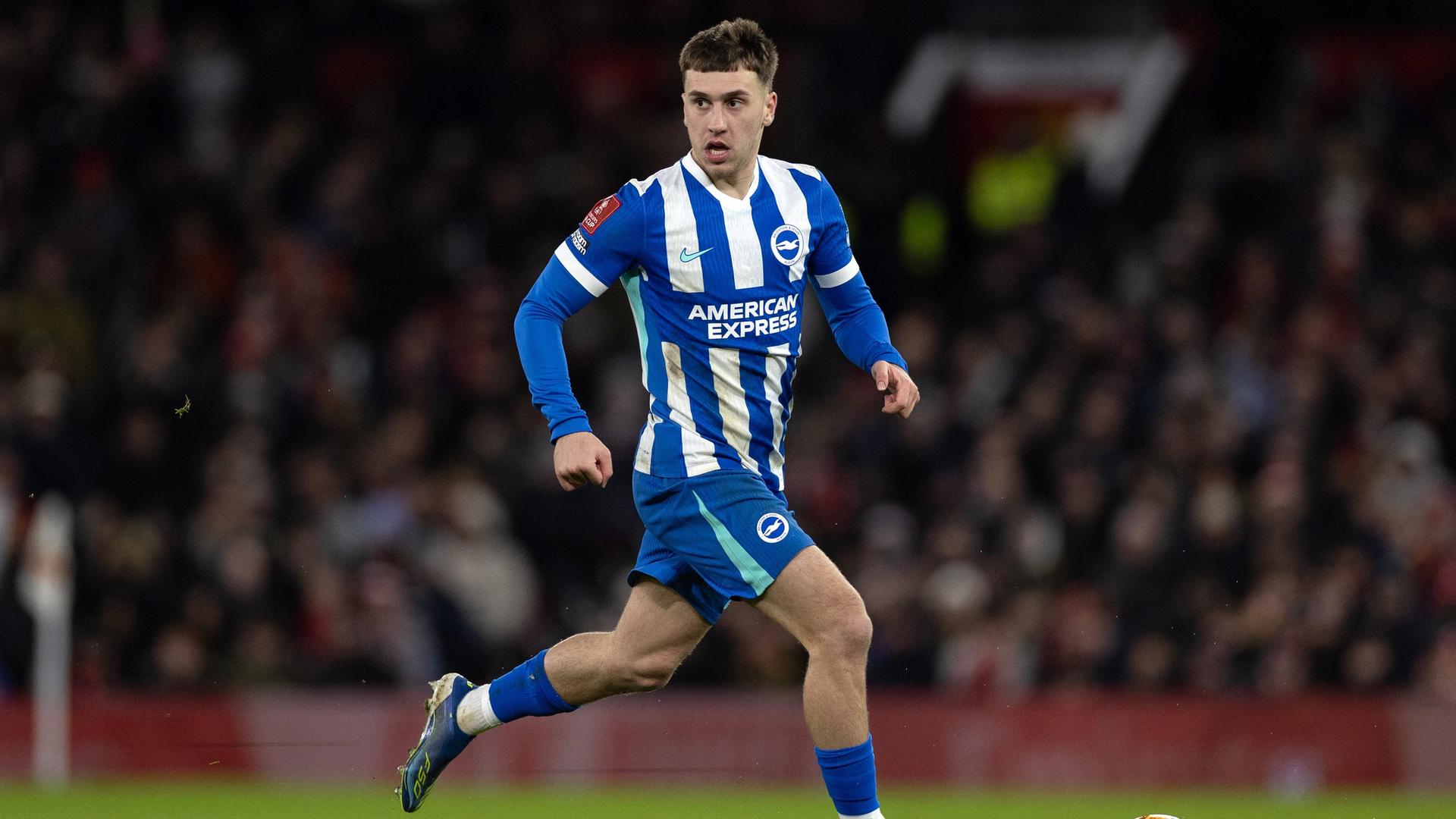 Brajan Gruda während eines Spiels für Brighton & Hove Albion | IMAGO/Visionhaus