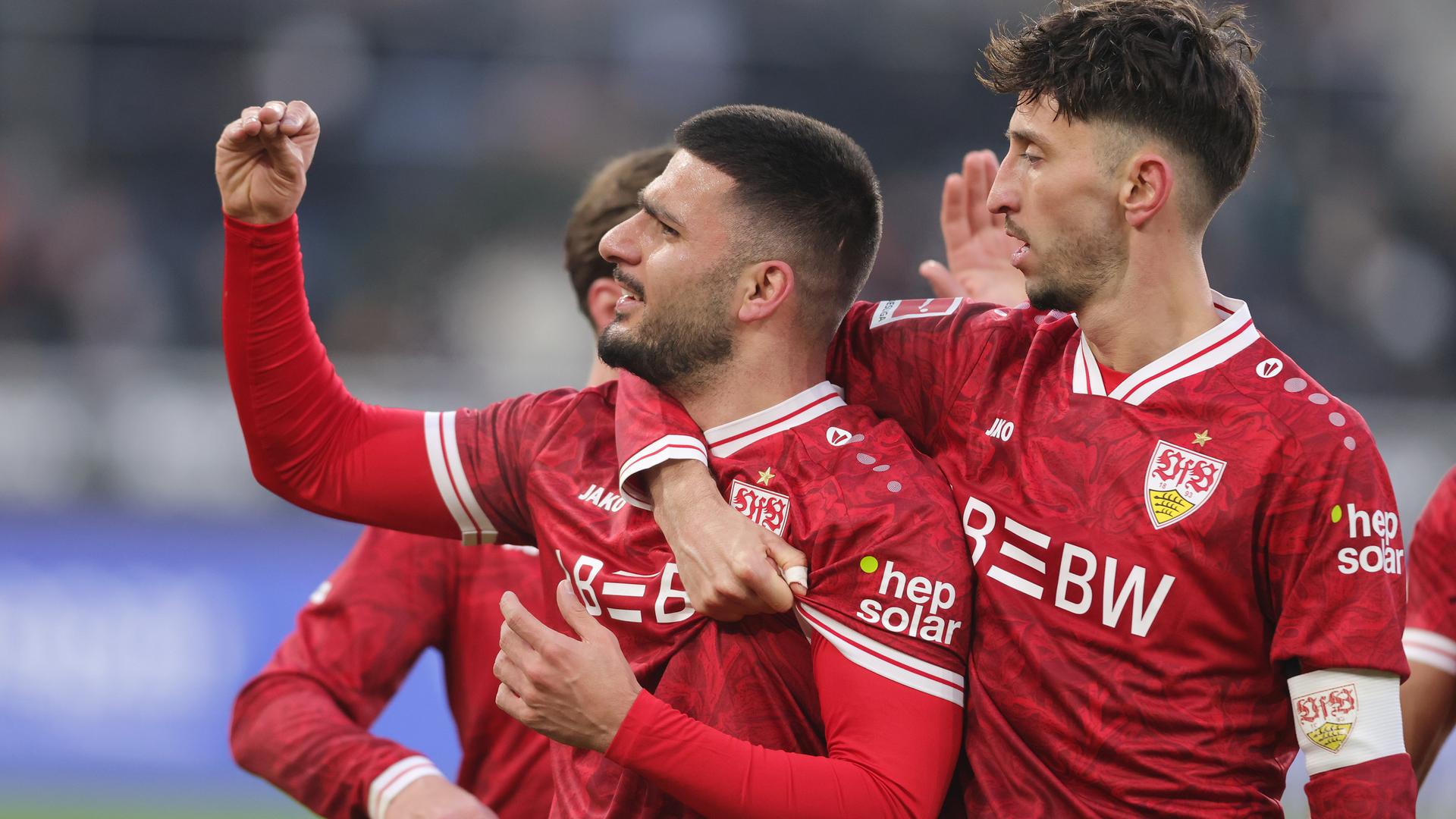 Jubel beim VfB Stuttgart | firo Sportphoto/Jürgen Fromme