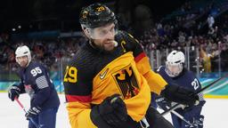 Leon Draisaitl jubelt nach seinem Tor gegen Frankreich.