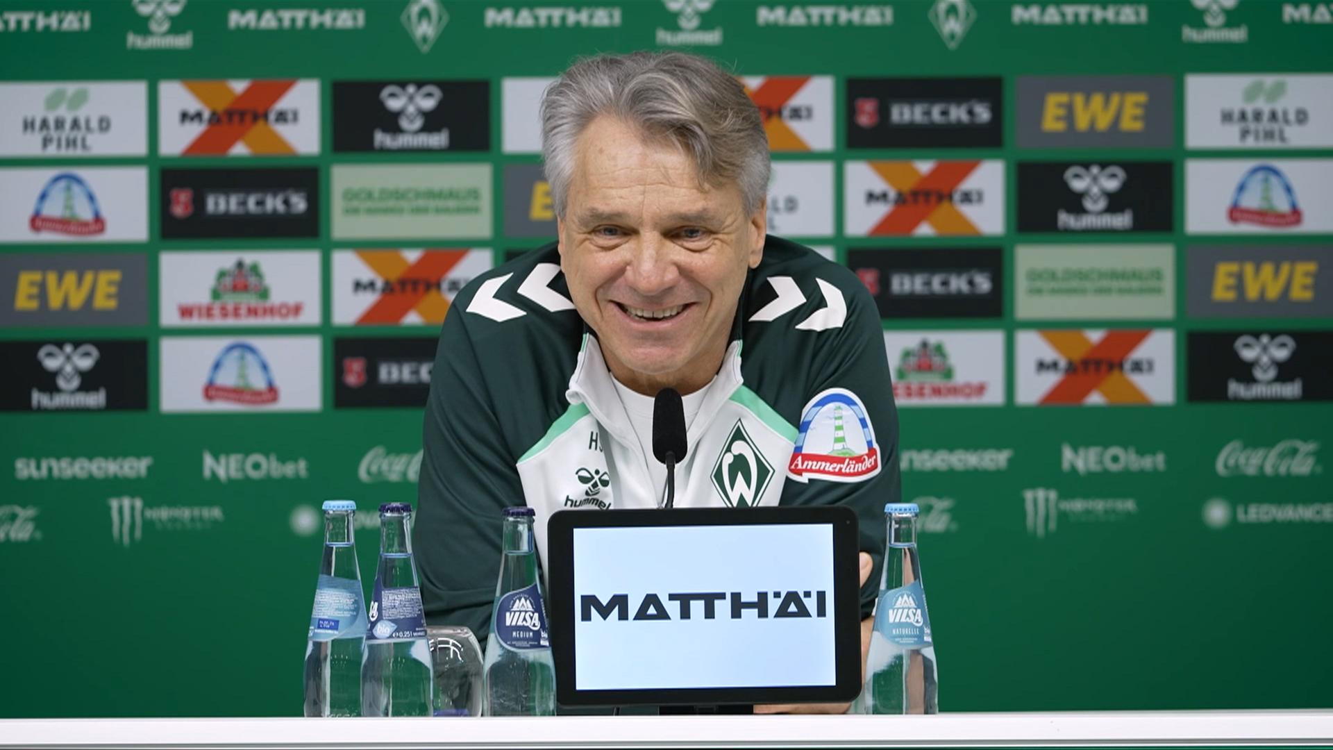 Horst Steffen während einer Pressekonferenz | Sportschau