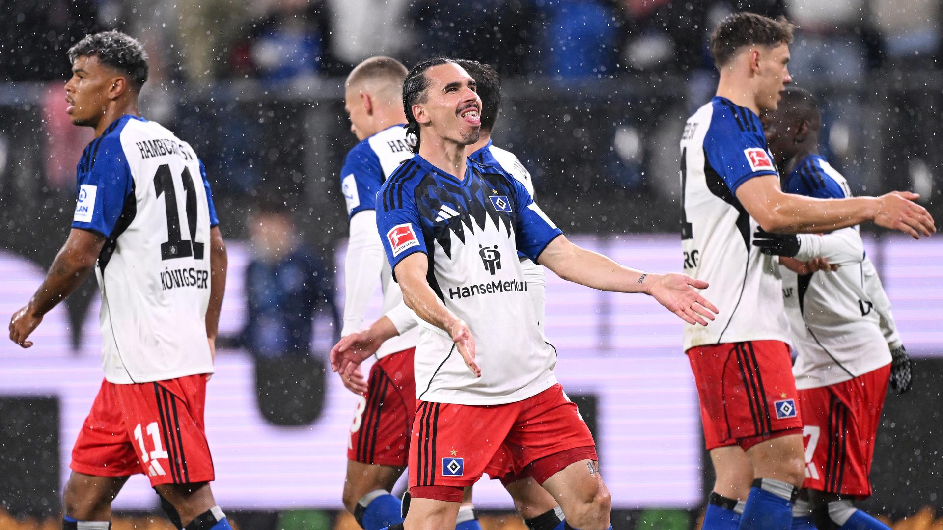 Rayan Philippe jubelt nach einem Treffer | Getty Images