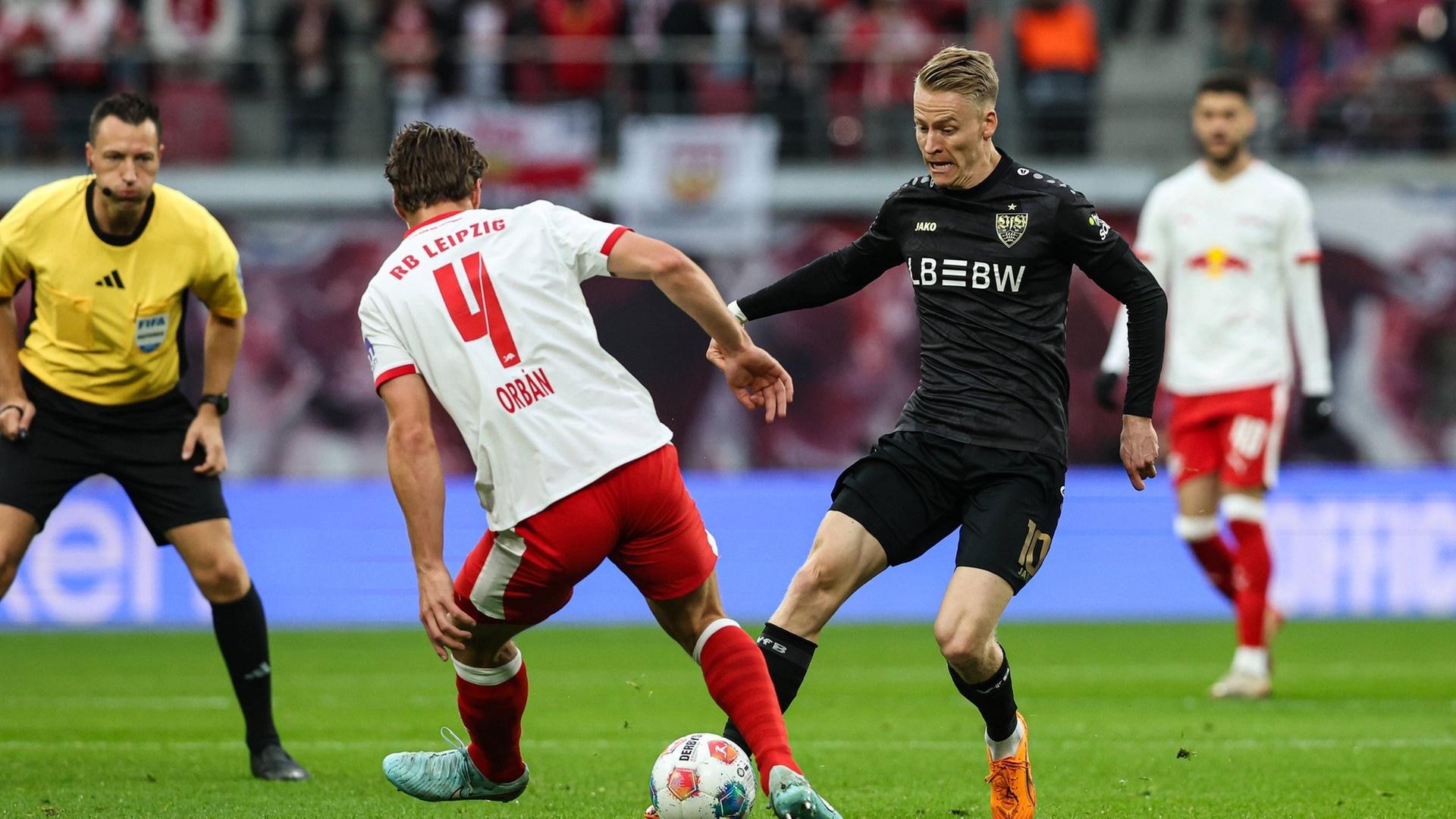 Grafik VfB Stuttgart gegen RB Leipzig