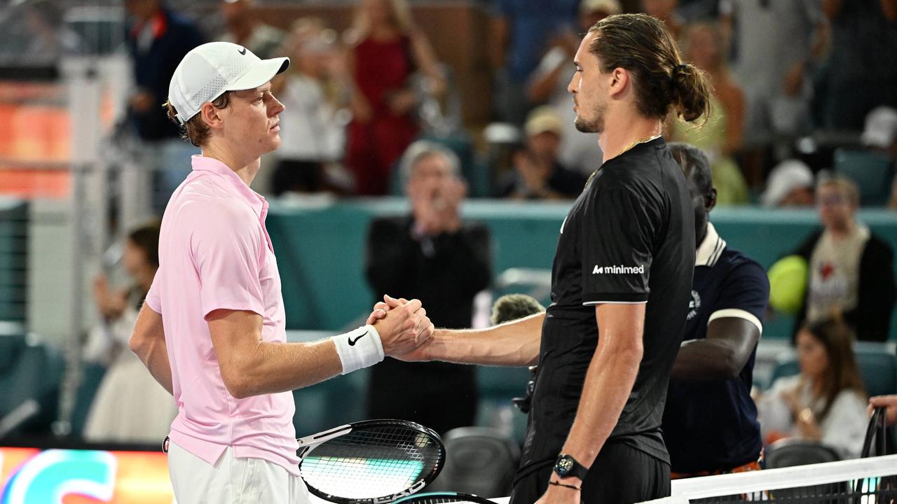 ATP-Masters in Miami: Jannik Sinner für Alexander Zverev weiter unschlagbar