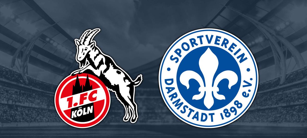 Logo 1. FC Köln gegen SV Darmstadt 98