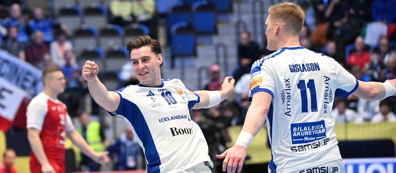 Islands Orri Freyr Thorkelsson und Ymir Gislason