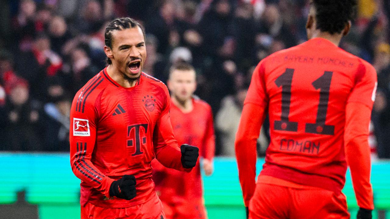 Bayerns Leroy Sane jubelt nach einem Treffer | dpa
