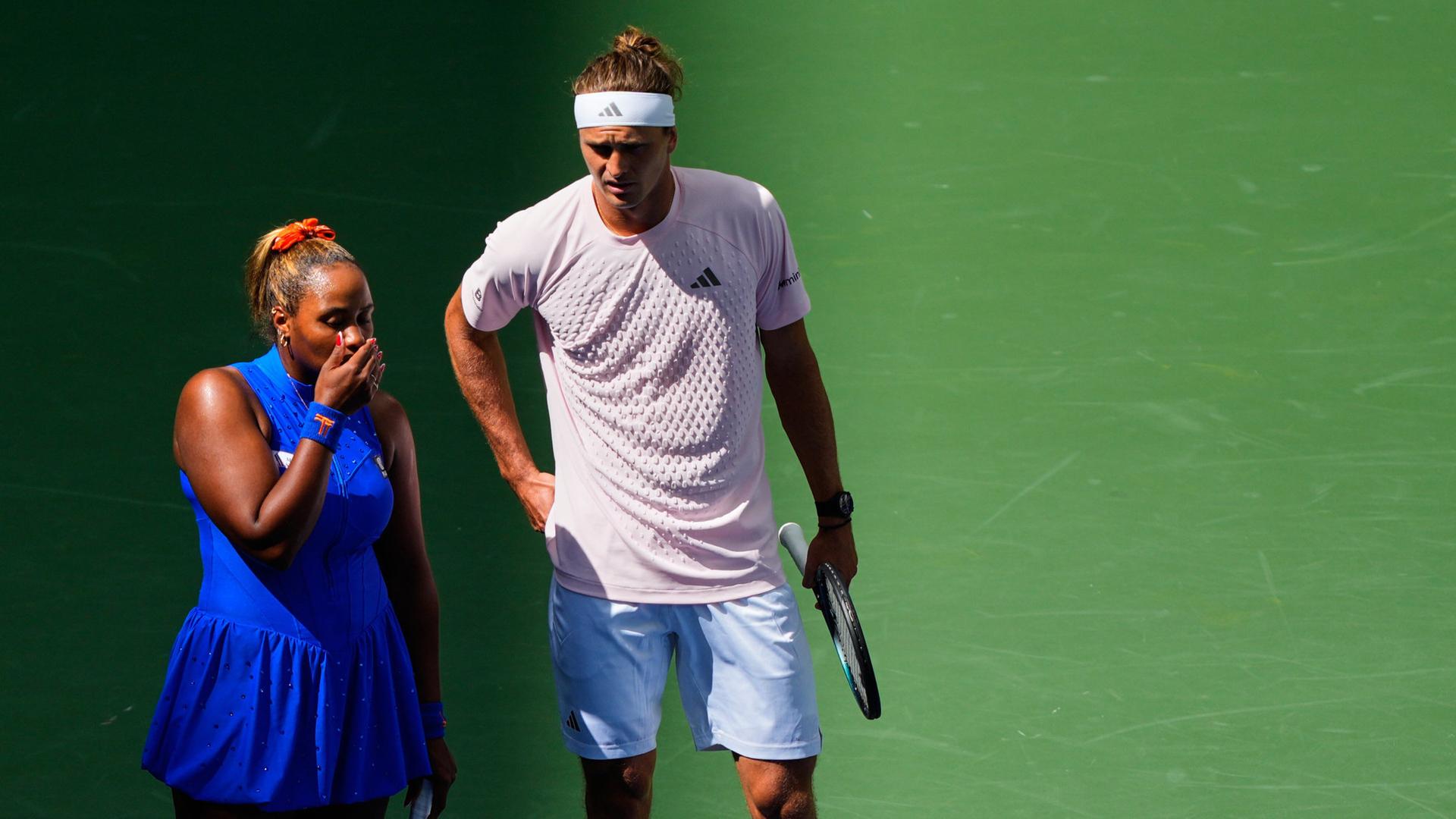 US Open: Zverev scheidet im Mixed direkt aus