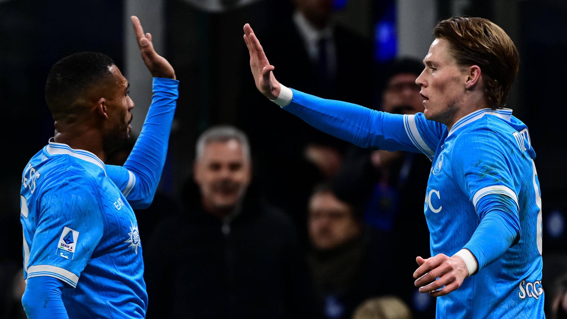 McTominay rettet Napoli im Topspiel bei Inter ein Remis