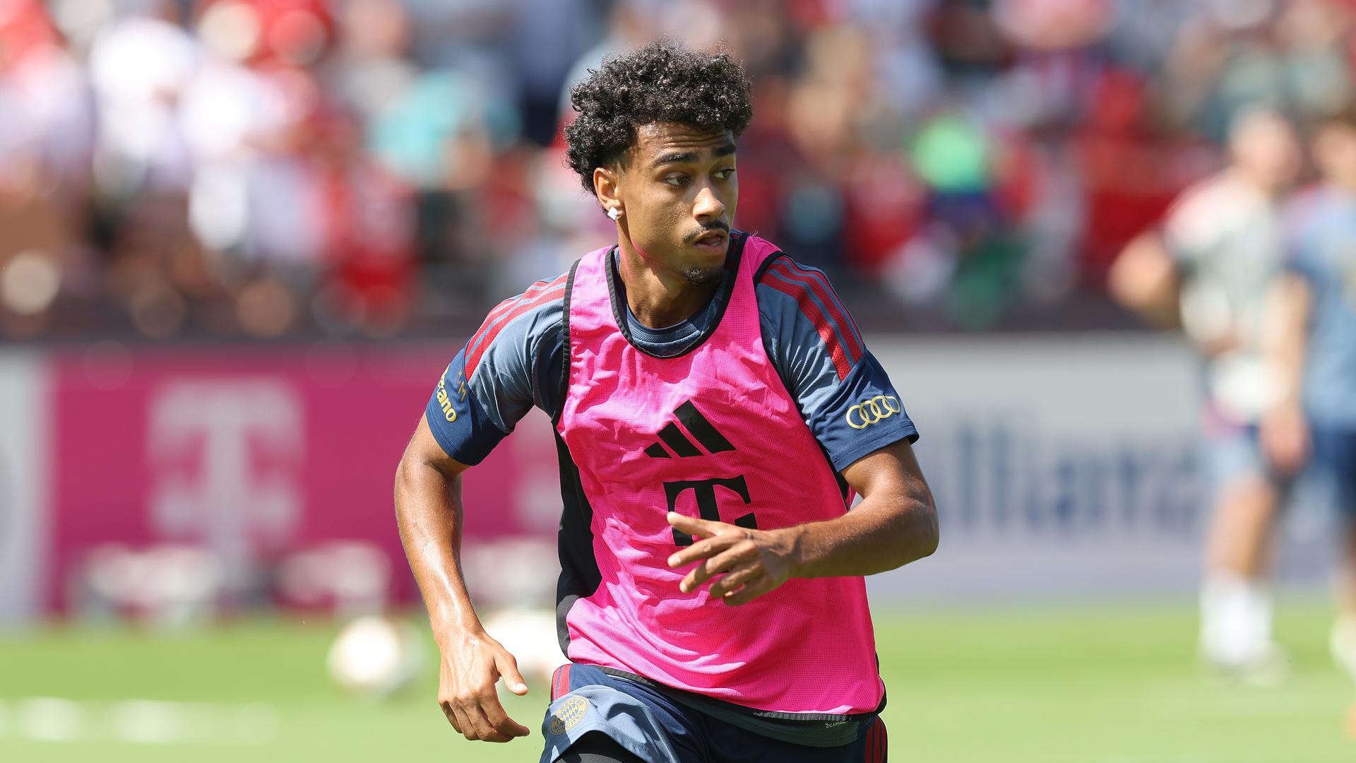 Nathaniel Brown während einer Einheit im Trainingslager am Tegernsee | Getty Images