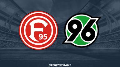 Logo Fortuna Düsseldorf gegen Hannover 96