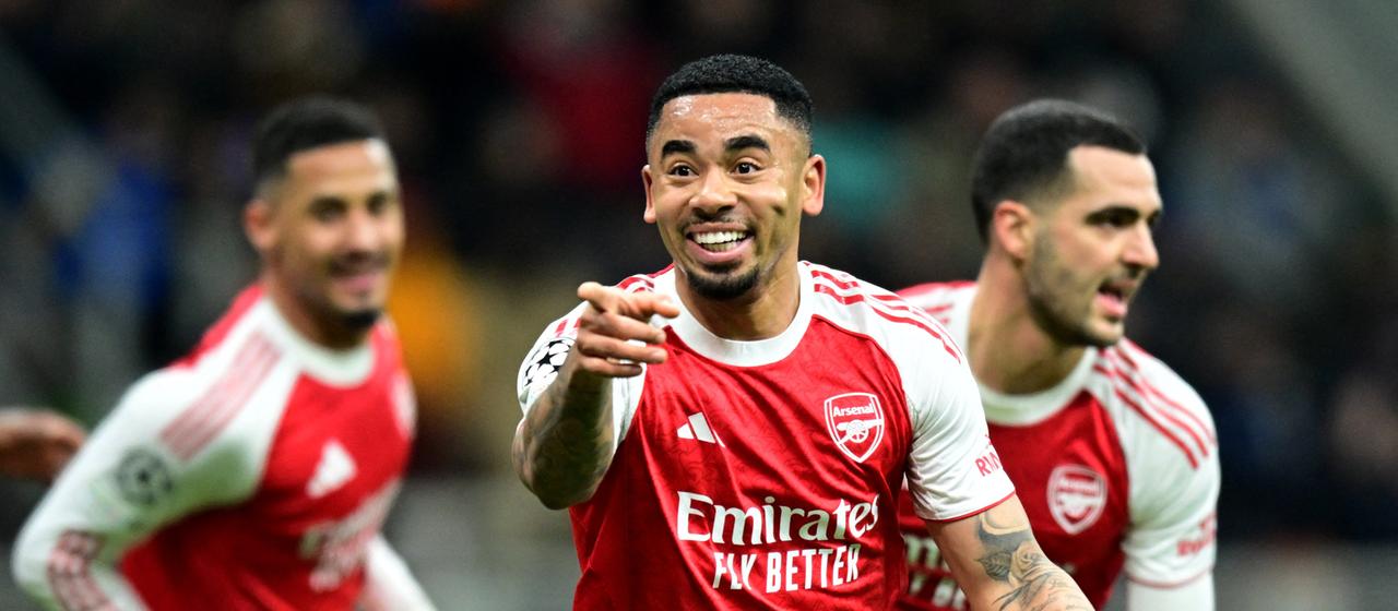 Traf doppelt für den FC Arsenal: Gabriel Jesus