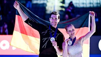 Nikita Volodin und Minerva Hase gewinnen WM-Silber (imago images/AFLOSPORT)