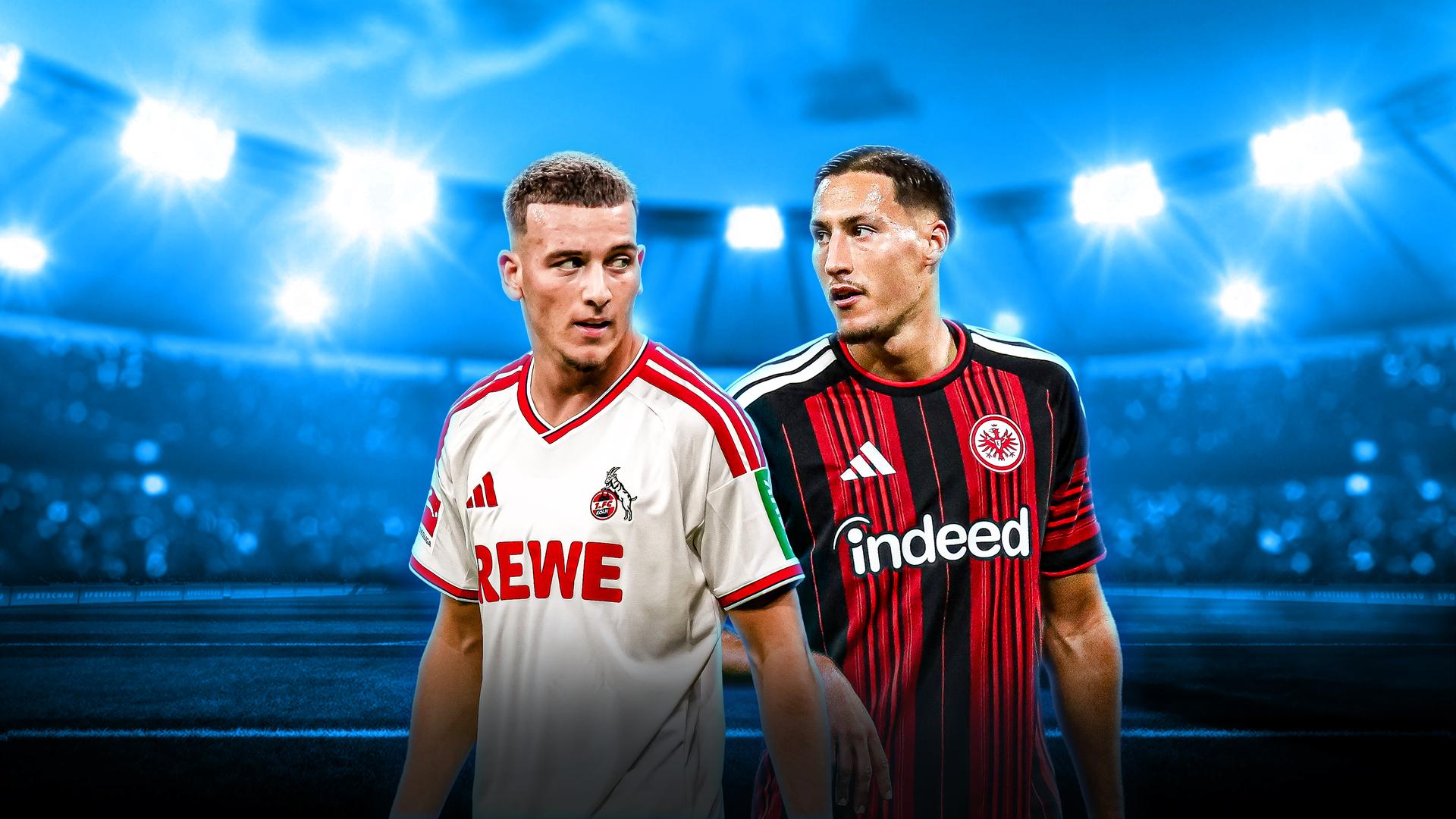 Die Sportschau am Freitag mit Eintracht Frankfurt gegen den 1. FC Köln | Sportschau/IMAGO/STEINSIEK.CH/Jan Huebner