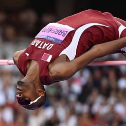 Mutaz Essa Barshim in Aktion