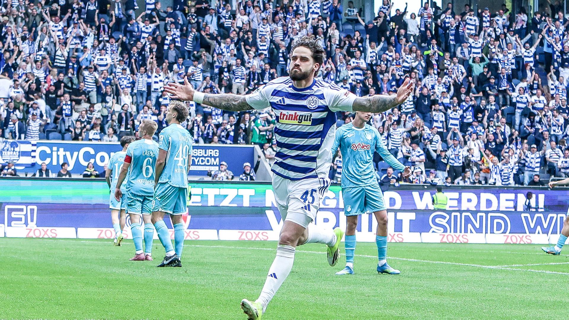 Lobinger-Doppelpack - MSV Duisburg nun Dritter