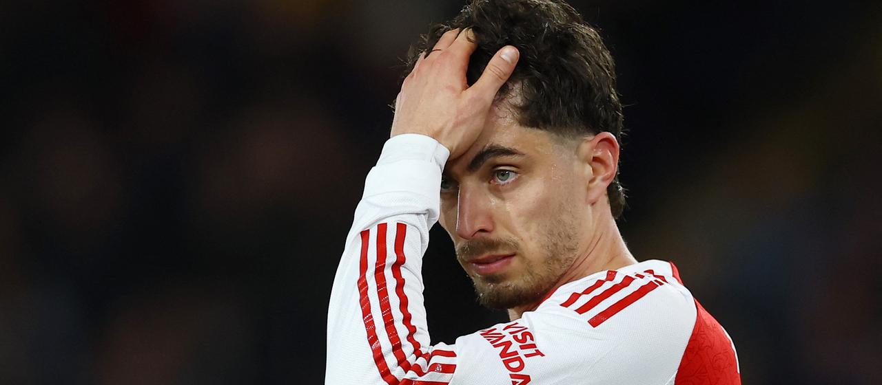 Arsenals Kai Havertz bei der Pokal-Pleite in Southampton