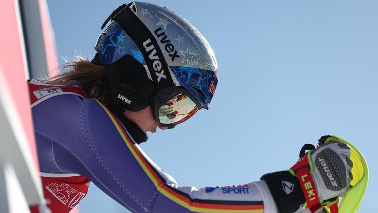 Emma Aicher im Starthaus von Are